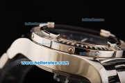 Breitling Avenger Swiss Valjoux 7750 Automatic Movement Full Steel with Black Dial and Arabic Numerals