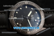 BlancPain Fifty Fathoms Bathyscaphe Miyota 9015 Automatic PVD Case Black Dial With Dots Markers Black Rubber Strap - 1:1 Original(GF)