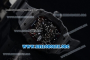 1:1 Richard Mille RM 35-02 RAFAEL NADA Japanese Miyota 9015 Automatic Black PVD Case with Skeleton Dial Black Crown Black Rubber Strap