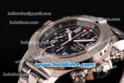 Breitling Avenger Skyland Chrono Swiss Valjoux 7750 Automatic Steel Case/Strap with Black Dial and White Arabic Numeral Markers - 1:1 Original (H)