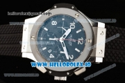 Hublot Big Bang Chrono Swiss Valjoux 7750 Automatic Steel/PVD Case Black Dial With Stick/Arabic Numeral Markers Black Rubber Strap