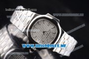 Patek Philippe Nautilus Jumbo Swiss ETA 2824 Automatic Stainless Steel Case/Bracelet with White Dial and Stick Markers (BP)