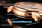 Vacheron Constantin Malte Asia Automatic Rose Gold Case with White Dial and Roman Numeral Markers