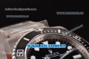 Rolex Submariner Rolex 3131 Automatic Steel Case/Bracelet with White Markers and Black Dial - 1:1 NOOB Best Edition