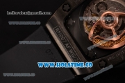 Richard Mille RM 007 Miyota 9015 Automatic PVD Case with Skeleton Dial and White Arabic Numeal Markers (K)