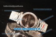 Rolex Datejust 31 Steel 2836 Auto With Steel Bracelet Grey Dial Roman Diamond