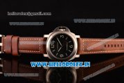 Panerai Luminor Base PAM 219 Swiss ETA 6497 Manual Winding Titanium Case with Black Dial and Green Markers - 1:1 Original (H)