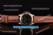 Panerai Luminor Base PAM 219 Swiss ETA 6497 Manual Winding Titanium Case with Black Dial and Green Markers - 1:1 Original (H) Panerai Luminor Base PAM 219 Swiss ETA 6497 Manual Winding Titanium Case with Black Dial and Green Markers - 1:1 Original (H)