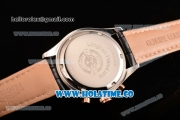 Longines Master Moonphase Miyota OS10 Quartz with Date Rose Gold Case with Black Dial and Stick Markers - Rose Gold Bezel