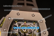 Richard Mille RM11-03 Swiss Valjoux 7750 Automatic Steel Case Skeleton Dial With Arabic Numeral Markers Black Rubber Strap(KV)