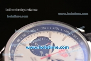 Tag Heuer Carrera Calibre 17 Chrono Miyota OS20 Quartz Steel Case with White Dial and Stick Markers