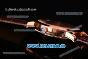 Vacheron Constantin Patrimony Tourbillon Swiss ETA 2824 Automatic Rose Gold Case with Black Dial and Stick Markers