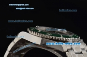 Rolex Submariner Rolex 3135 Automatic Stainless Steel Case with Stainless Steel Strap and Green Dial Stick Markers - 1: 1 Original (LF)