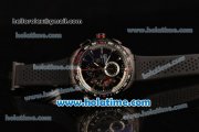 Tag Heuer Grand Carrera 36 Chrono Miyota OS10 Quartz PVD Case with Black Dial and Silver Sitck Markers