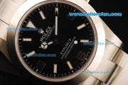 Rolex Explorer Rolex 3131 Automatic Movement Full Steel with Black Dial and White Markers