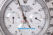 Rolex Daytona Chronograph Automatic Movement Full White -New Version