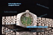 Rolex Datejust Lady 2813 Automatic Steel Case withStianless Steel Strap and Grey MOP Dial ETA Coating