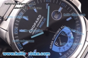 Chopard Gran Turismo XL Automatic with Power Reserve Full Steel with Black Dial and Blue Markers