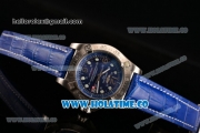 Breitling Superocean Steelfish Asia 2813 Automatic Steel Case with Blue Dial and Dot/Arabic Numeral Markers