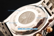 Breitling Chronomat B01 Swiss Valjoux 7750 Automatic Movement Full Steel with White Dial - RG Roman Markers