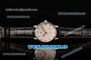 Vacheron Constantin Patrimony Miyota 9015 Automatic Steel Case with White Dial and Silver Arabic Numeral/Diamonds Stick Markers