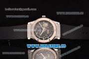 Hublot Classic Fusion Asia 6497 Manual Winding Steel Case with Skeleton Dial and Stick Markers