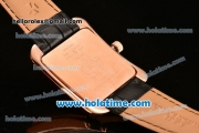 Vacheron Constantin Historiques Toledo Miyota Quartz Rose Gold Case with Stick Markers and White Dial