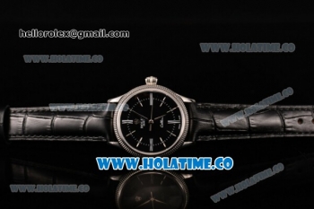 Rolex Cellini Time Asia 2813 Automatic Steel Case with Stick/Roman Numeral Markers and Black Dial