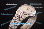 Rolex Datejust Original ETA 2836 Automatic Steel Case/Strap with Silver Dial