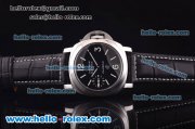 Panerai Luminor Marina Logo PAM 005 Swiss ETA 6497 Manual Winding Movement Black Dial