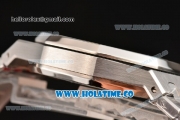 Audemars Piguet Royal Oak 41MM Asia Automatic Full Steel with Stick Markers and White Dial