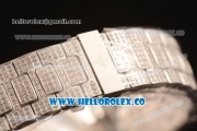 Patek Philippe Nautilus Miyota 9015 Automatic Diamonds/Steel Case with White Dial and Stick Markers (AAAF)