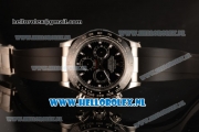 Rolex Daytona Chronograph 7750 Auto Steel Case with Black Dial and Black Rubber Strap - 1:1 Origianl