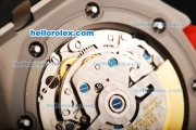Audemars Piguet Royal Oak Offshore Swiss Valjoux 7750 Automatic Movement Titanium Case with Black Dial and Black PVD Bezel-Run 12@sec