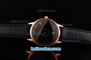 Vacheron Constantin New Model Swiss ETA 2892 Automatic Movement Rose Gold Case with Black Dial and Stick Markers Vacheron Constantin New Model Swiss ETA 2892 Automatic Movement Rose Gold Case with Black Dial and Stick Markers