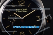 Panerai Radiomir 1940 3 Days PAM00532 Asia ST25 Automatic PVD Case with Black Dial and Brown Leather Strap Stick/Arabic Numeral Markers