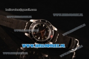 Rolex Milgauss Vintage Asia 2813 Automatic Steel Case Dot Markers with Black Dial and Black Nylon Strap