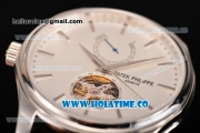 Patek Philippe Calatrava Tourbillon Swiss ETA 2824 Automatic Steel Case with Stick Markers and White Dial