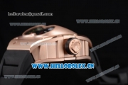 Richard Mille RM053 Asia Automatic Rose Gold Case with Skeleton Dial and Black Rubber Strap