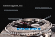 Rolex Yacht-Master Swiss ETA 2836 Automatic Full Steel with Black Dial and Dot Markers - 1:1 Original (JF)