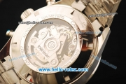 Tag Heuer Carrera Chronograph Swiss Valjoux 7750 Automatic Movement Full Steel with Silver Dial and Stick Markers