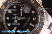 Rolex GMT-Master II Swiss ETA 2836 Automatic Movement Two Tone with Ceramic Bezel and 18K Gold Strap