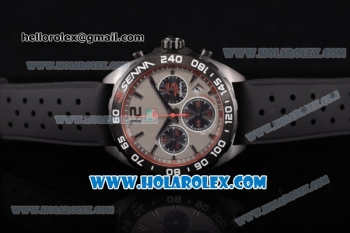 Tag Heuer Formula I Chronograph Senna Special Edition Miyota OS20 Quartz PVD Case with Grey Dial and Stick Markers