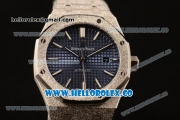 Audemars Piguet Royal Oak 41MM Clone Calibre AP 3120 Automatic Full Steel with Blue Dial and Stick Markers (EF)