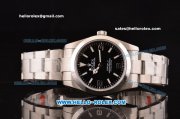 Rolex Explorer Rolex 3131 Automatic Stainless Steel Case with Stainless Steel Strap and Black Dial