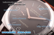 Panerai Luminor Marina 1950 3 Days PAM 00351 Swiss Valjoux 7750 Automatic Movement Titanium Case with Brown Dial