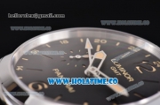 Panerai Luminor GMT PAM 531 Clone P.9003 Automatic Steel Case with Black Dial and Yellow Markers (ZF)