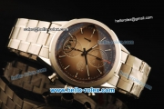 Tag Heuer Carrera Chronograph Swiss Valjoux 7750 Automatic Movement Full Steel with Champagne Dial and Stick Markers