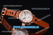 U-Boat Chimera Automatic Asia ST25 Automatic Rose Gold Case White Dial Brown Leather Strap and Rose Gold Markers