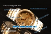 Rolex Datejust YG Dial With Diamond Bezel Two Tone YG/SS Rolex 3255